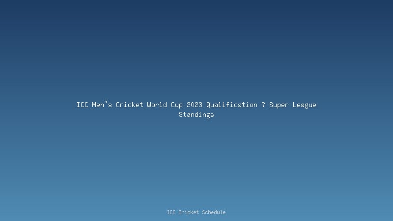 Cricket World Cup 2019 Winner - England