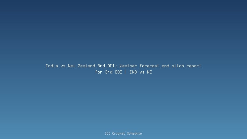 INDIA VS NEW ZEALAND