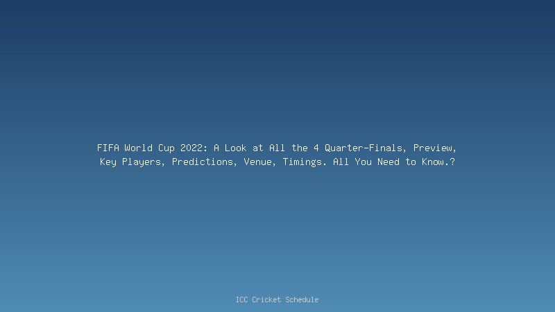 FIFA World Cup 2022