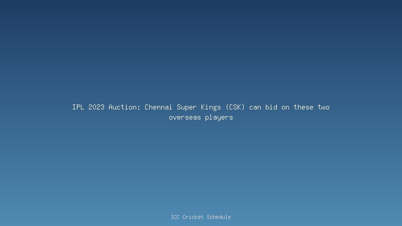 Players Sunrisers Hyderabad (SRH) might release ahead of IPL 2023