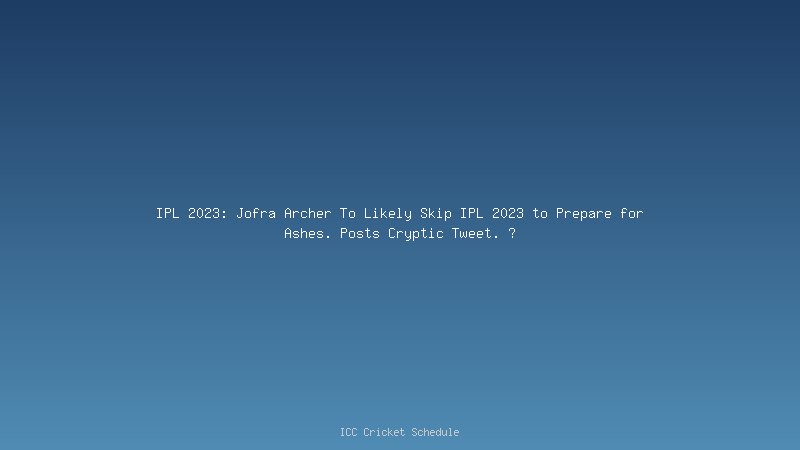IPL 2023